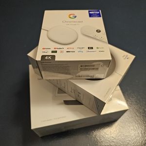 Google Nest Hub, Nest Mini, and Chromecast bundle